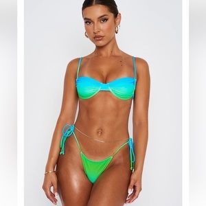 White Fox Swim Bikini Top - More Than A Dream Bikini Top Ocean Ombre